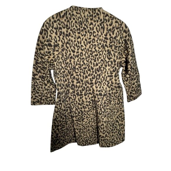 CAbi Carol Anderson Signature Estate Jacket coat Size Small cheetah animal Print - Picture 4 of 8